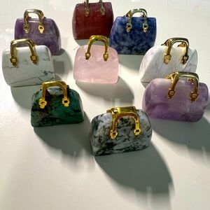 Semi Precious Stone Purses